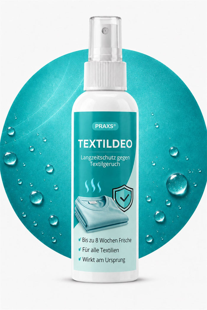 PRAXS® Geruchsschutz Textil – Langzeitschutz gegen Textilgeruch (100 ml)
